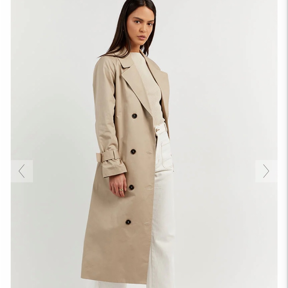 DISSH Foster Stone Trench Coat US Size 6 - Picture 3 of 7